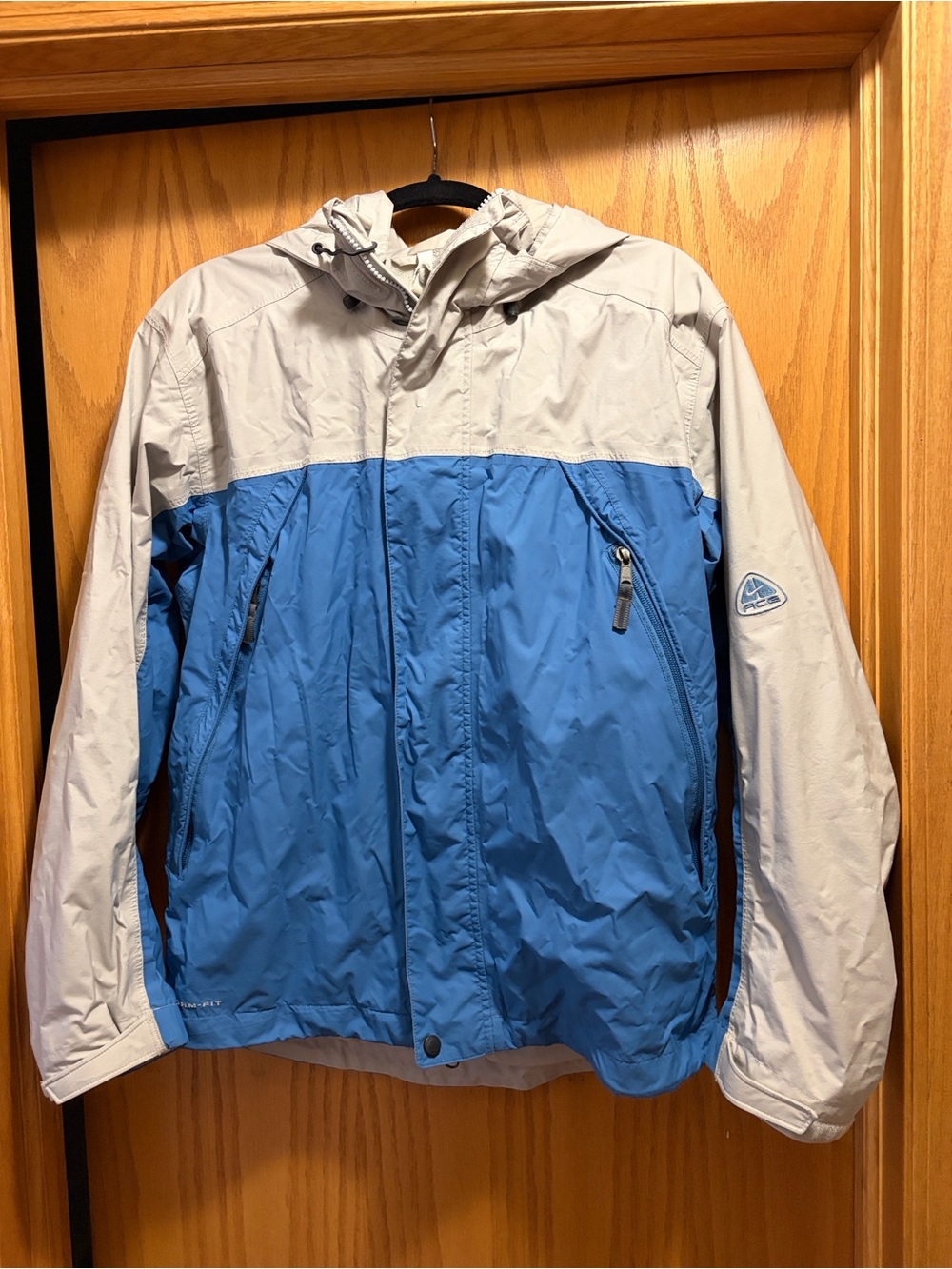 Men's Vintage Nike ACG Colorblok Jacket - Blue & Light Gray